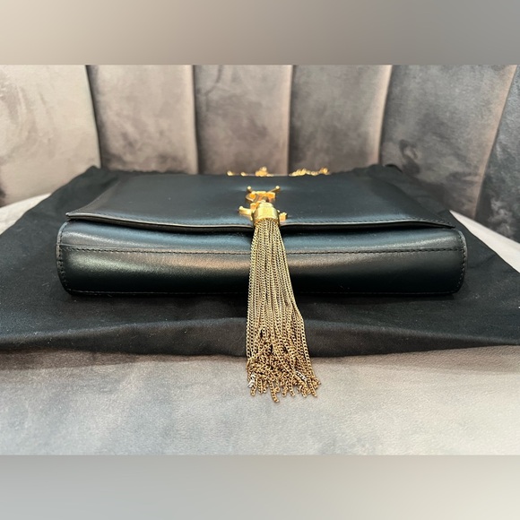 Clearance-YSL Kate Tassel Medium Classic Monogram Bag - Picture 9 of 16